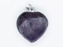 Pendant Heart Caged Amethyst