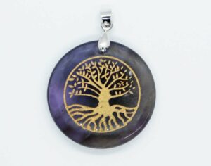 Pendant Round TOL Amethyst