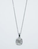 Necklace Steel Rounded Square