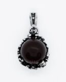 Pendant Steel Red Ball