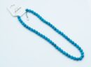 Necklace 8mm Bead Blue Howlite
