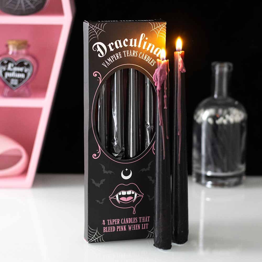 Candle Pink Vampire Tear Set 4