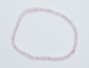 Bracelet 3mm Faceted Rose Qz