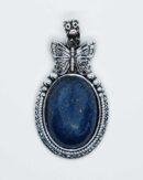Pendant Butterfly Oval Lapis