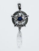 Pendant Pentagram Lapis Wand