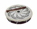 Shamanic Abstract Leaf Drum 30cm