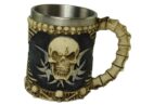 Skull Tankard 13.5X9.5X11cm