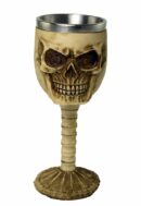 Goblet Ivory Skull Face