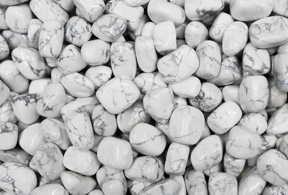 Tumblestone White Howlite