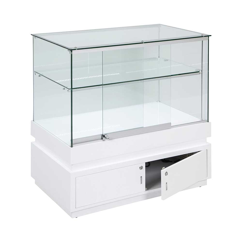 Frameless Display Glass Counter 1000X600X1050mm SW Code 99065 - Image 2