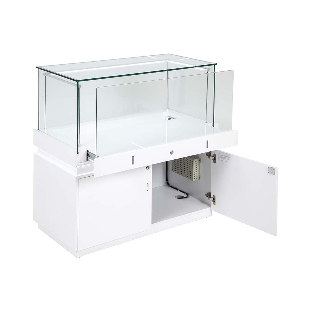 Frameless Display Glass Counter 1000X495X1050mm SLW Code 99066 - Image 2
