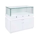Frameless Display Glass Counter 1200X495X1050mm SLW Code 99067