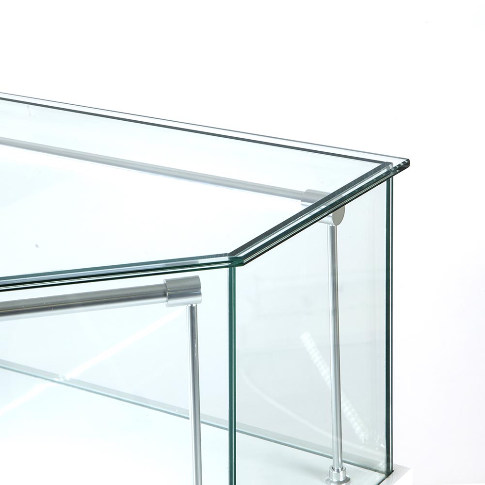 Frameless Display Glass Counter 750X750X1050mm SLW Code 99082 - Image 4