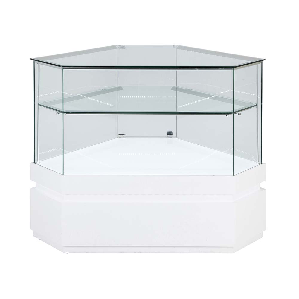 Frameless Display Glass Counter 850X850X1050mm SWT Code 99087 - Image 3