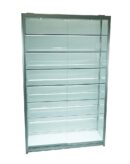 Glass Cabinet 1200X400X1980mm 8 Shelves Led Strip Lighting Code 99104