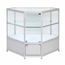 Corner Aluminium Display Glass Counter 850X850X1050mm SGT2 Code 99643