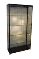 Glass Cabinet 1000X400X1980mm 4 Shelves Halogen Bulb Lighting Code 99780