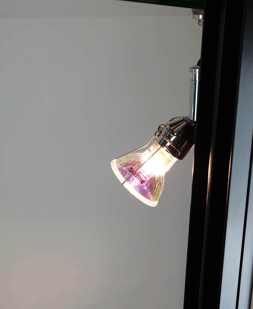 Glass Cabinet 1000X400X1980mm 4 Shelves Halogen Bulb Lighting Code 99780 - Image 4