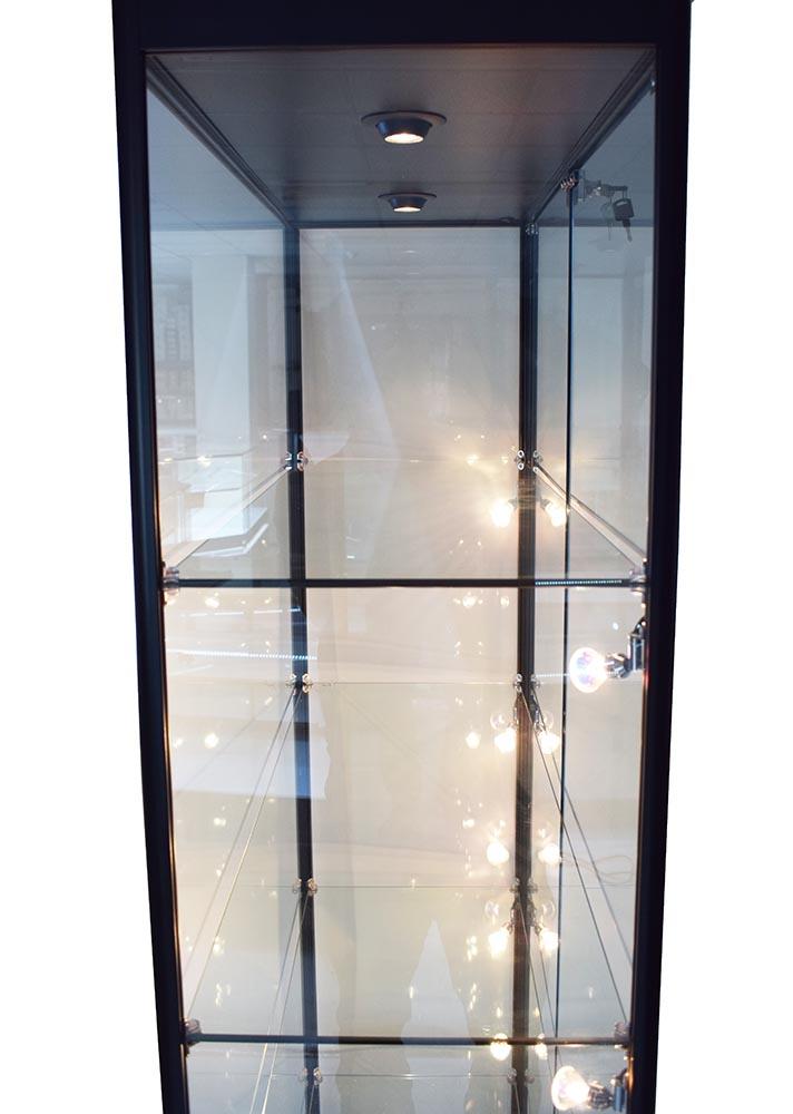 Glass Cabinet 1000X400X1980mm 4 Shelves Halogen Bulb Lighting Code 99780 - Image 5