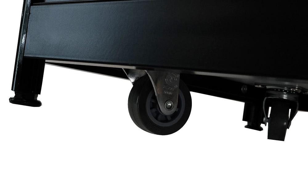 Frameless Glass Cabinet 1000X400X1900mm 4 Shelves Led Strip Lighting Code 99811 - Image 3