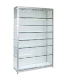 Glass Cabinet 1000X400X1980mm 6 Shelves Led Strip Lighting Code 99907