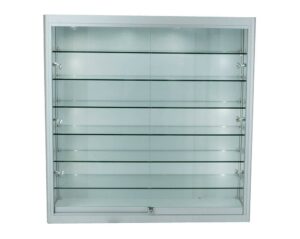 Aluminium Glass Display Cabinet 1000X300X1000mm GL6 Code 99926