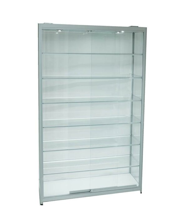 Glass Cabinet 1200X400X1980mm 6 Shelves Led Strip Lighting Code 99930