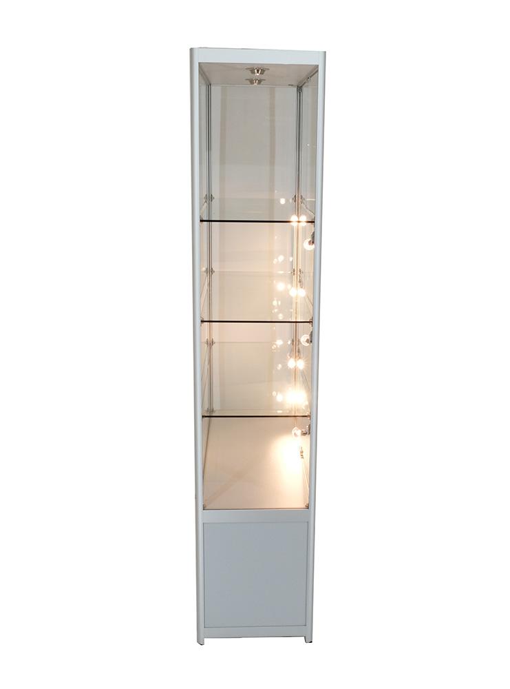Glass Cabinet 1000X400X1980mm 3 Shelves Halogen Lighting Code 99945 - Image 4