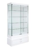 Frameless Display Cabinet 1000X400X1900mm WT4S Code 99958