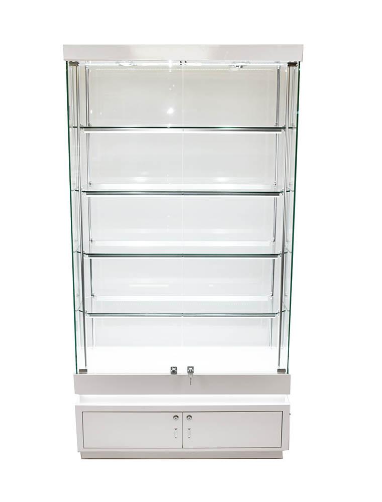 Frameless Display Cabinet 1000X400X1900mm WT4S Code 99958 - Image 4