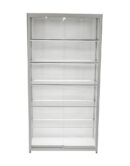 Glass Cabinet 1000X400X1980mm 5 Shelves Led Strip Lighting Code 99778