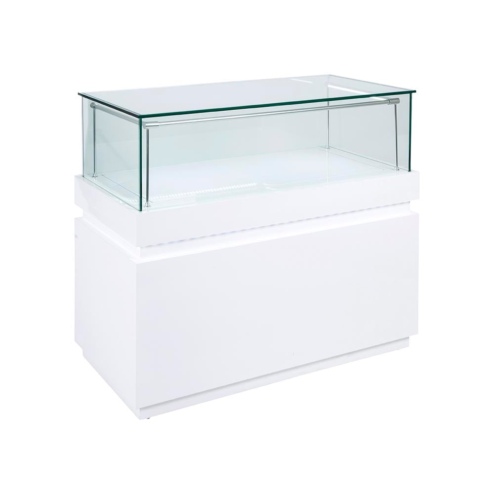 Frameless Display Glass Counter 1200X495X1050mm SLW Code 99983 - Image 2