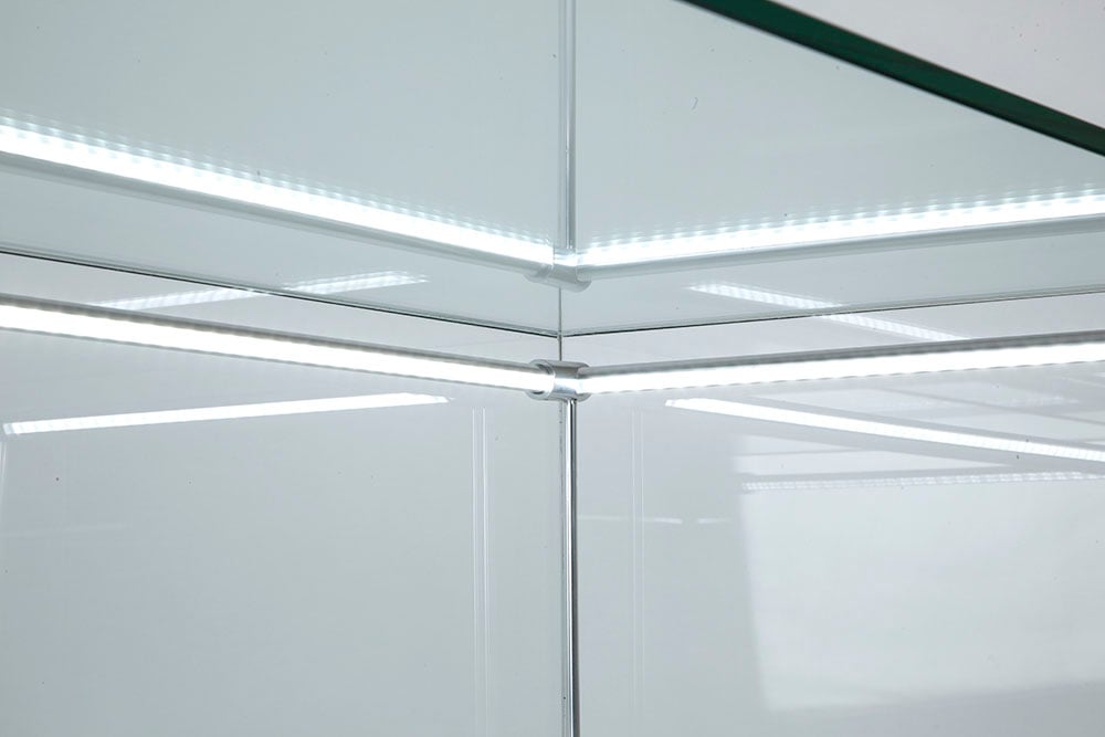 Frameless Display Glass Counter 1200X495X1050mm SLW Code 99983 - Image 4