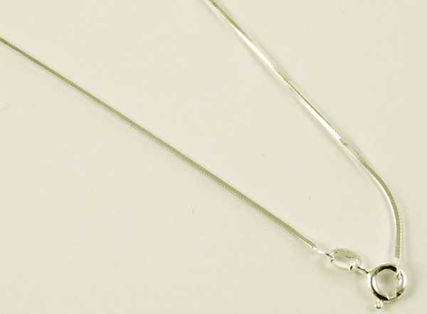 Silver Chain Snake 20 Inch