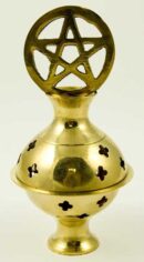 Incense Cone Holder Pentagram