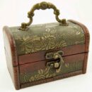 Box Wooden Chest 12X8X8cm