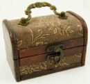 Box Wooden Chest 12X8X8cm