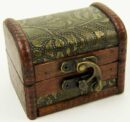 Box Wooden Chest 8X6X6cm