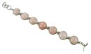 Bracelet 7 Rose Quartz Stones