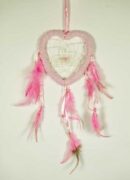 Dream Catcher Heart Pink