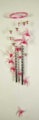 Wind Chime Pink Bird