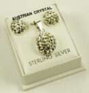 Silver Pendant Set Clear