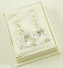 Silver Earring Heart Drop