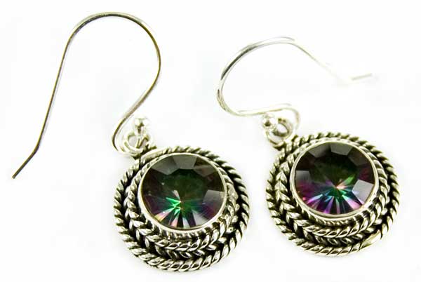 Silver Earring Mystic Circle