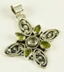 Silver Pendant Butterfly Emera