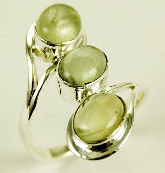 Silver Ring Labradorite Stone