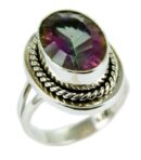 Silver Ring Mystic Quartz