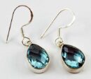 Earring Blue Topaz