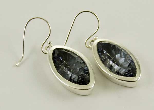 Earring Silver Mystic Topaz