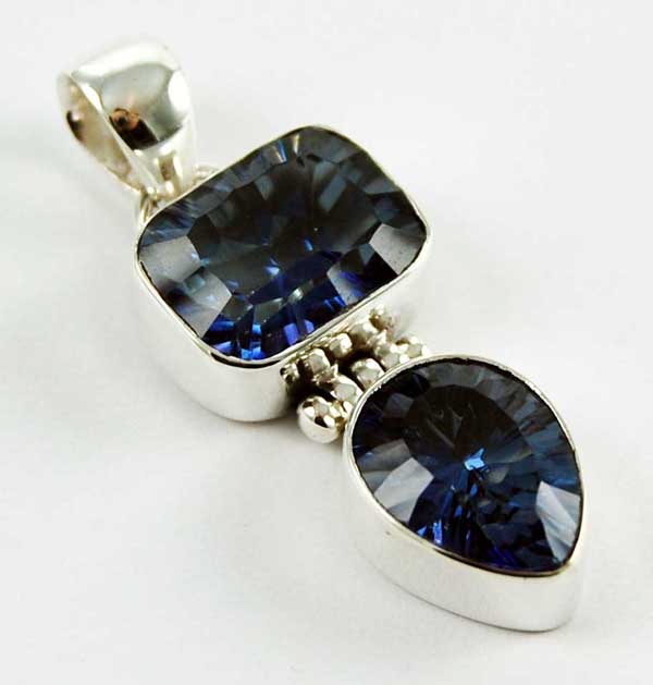 Pendent Mystic Topaz Blue